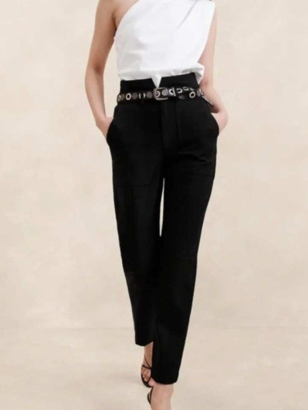Banana Republic Refined High-Waist Utility Pant